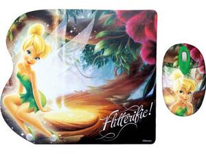 Σετ ενσύρματο ποντίκι και mousepad Disney "Fairies" DSY-TP7001